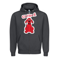Smoke clifford the big red dog 98093899 Zipper Hoodie - linhVisuals