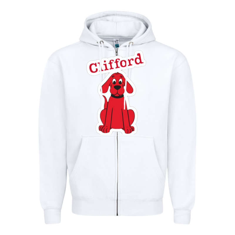 Clifford The Big Red Dog 98093899 Zipper Hoodie by linhVisuals | Teevron