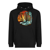 Black Blame It All On My Roots Heavyweight Hoodie - JahusDesignShop