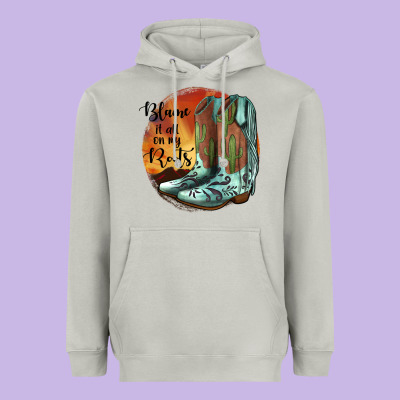 Blame It All On My Roots Heavyweight Hoodie Designed By Jahusdesignshop