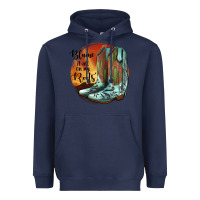Navy Blame It All On My Roots Heavyweight Hoodie - JahusDesignShop