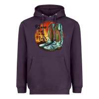 Plum Blame It All On My Roots Heavyweight Hoodie - JahusDesignShop
