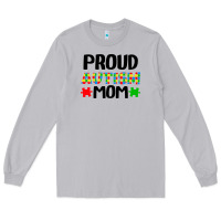 Moon Dust autism awareness puzzle theme Long Sleeve Tee - CowhideDigitalArt