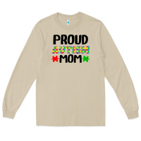 Mushroom autism awareness puzzle theme Long Sleeve Tee - CowhideDigitalArt