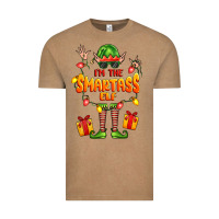 Vintage Coffee im the smartass elf Vintage Tee - FaDigitalArtStudio