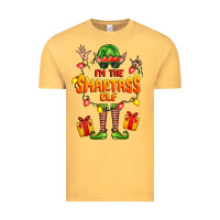 Vintage Mustard im the smartass elf Vintage Tee - FaDigitalArtStudio