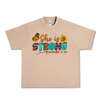 Burro she is strong Urban Heavy Tee - BundleAndBundleShop