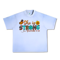 Grape Ice she is strong Urban Heavy Tee - BundleAndBundleShop