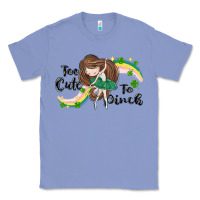 Colony Blue St. Patrick' Too cute to pinch Classic Tee - CowGirlArtShop