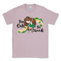 Lilac St. Patrick' Too cute to pinch Classic Tee - CowGirlArtShop