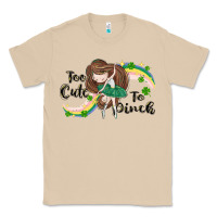 Mushroom St. Patrick' Too cute to pinch Classic Tee - CowGirlArtShop