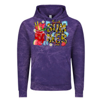 Cloud Purple sweet summer time Vintage Hoodie - CowhideDigitalArt
