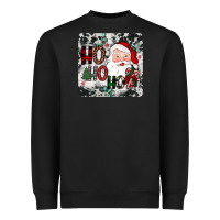 Black ho ho ho coaster Heavyweight Sweatshirt - JahusDesignShop