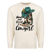 Sandshell Should Have Been A Cowgirl Premium Sweatshirt - JahusDesignShop
