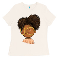 Bone black girl Ladies Tee - FaDigitalArtStudio