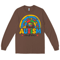 Chestnut proud autism mom rainbow Long Sleeve Tee - CowhideDigitalArt
