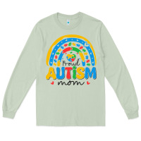 Matcha proud autism mom rainbow Long Sleeve Tee - CowhideDigitalArt