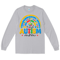 Moon Dust proud autism mom rainbow Long Sleeve Tee - CowhideDigitalArt