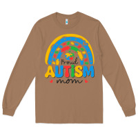 Toasted Coconut proud autism mom rainbow Long Sleeve Tee - CowhideDigitalArt
