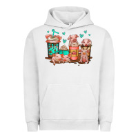 Pigment Lunar Rock cute pigs coffee Urban Hoodie - Jasminsmagicworld