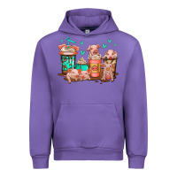 Tulip cute pigs coffee Urban Hoodie - Jasminsmagicworld