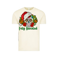Vintage Arctic Feliz Navidad Skull Vintage Tee - BundleAndBundleShop