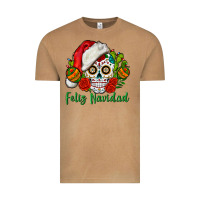 Vintage Camel Feliz Navidad Skull Vintage Tee - BundleAndBundleShop
