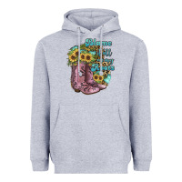 Heather Grey Blame It All On My Roots Heavyweight Hoodie - JahusDesignShop