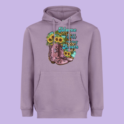Blame It All On My Roots Heavyweight Hoodie Designed By Jahusdesignshop