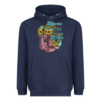 Navy Blame It All On My Roots Heavyweight Hoodie - JahusDesignShop