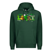 Sports Green lucky nurse Premium Hoodie - Artiststas