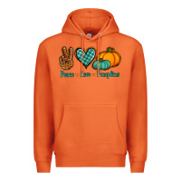 Carrot peace love pumpkins Premium Hoodie - Jasminsmagicworld