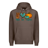 Coffee peace love pumpkins Premium Hoodie - Jasminsmagicworld