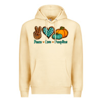 Pina Colada peace love pumpkins Premium Hoodie - Jasminsmagicworld