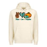 Tofu peace love pumpkins Premium Hoodie - Jasminsmagicworld