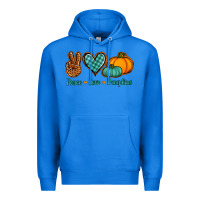 True Royal peace love pumpkins Premium Hoodie - Jasminsmagicworld