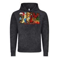 Vintage Black Joy To The World Vintage Hoodie - CowhideDigitalArt
