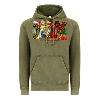 Vintage Olive Joy To The World Vintage Hoodie - CowhideDigitalArt