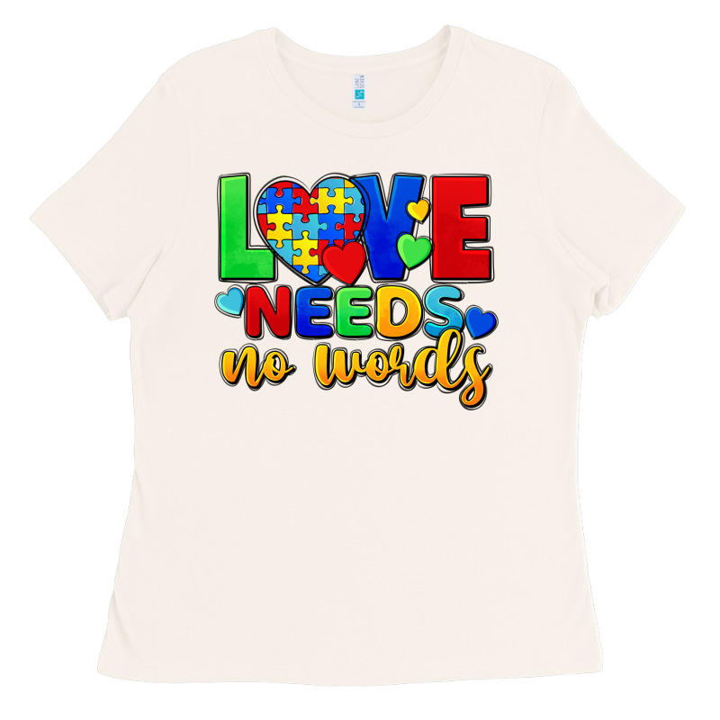 Love Needs No Words Ladies Tee by FaDigitalArtStudio | Teevron