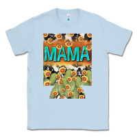 Dusty Blue Western Mama can cooler Mother's Day Classic Tee - HowdyJamesFarm