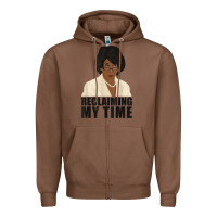 Chestnut maxine reclaiming my time funny political quote t shirt Zipper Hoodie - baoMotion