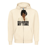 Sandshell maxine reclaiming my time funny political quote t shirt Zipper Hoodie - baoMotion