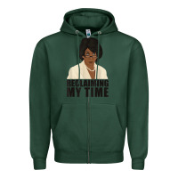 Sports Green maxine reclaiming my time funny political quote t shirt Zipper Hoodie - baoMotion