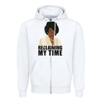 White maxine reclaiming my time funny political quote t shirt Zipper Hoodie - baoMotion