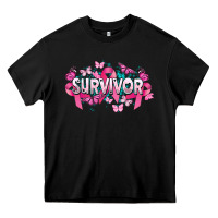 Cancer Survivor Cancer Awareness Heavy Core Tee | Teevron