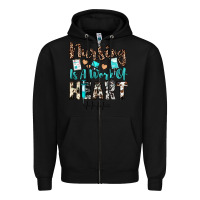 Black nursing is a work of heart Zipper Hoodie - JahusDesignShop