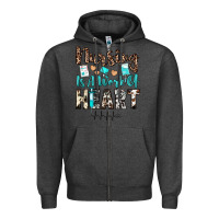 Charcoal Heather nursing is a work of heart Zipper Hoodie - JahusDesignShop