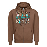 Chestnut nursing is a work of heart Zipper Hoodie - JahusDesignShop