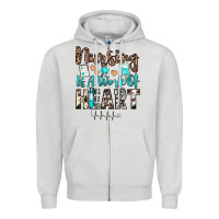 Dove Grey nursing is a work of heart Zipper Hoodie - JahusDesignShop