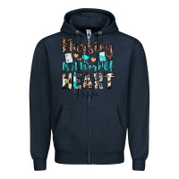 Navy nursing is a work of heart Zipper Hoodie - JahusDesignShop